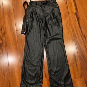 7 Seven for all Mankind Belted faux leather pants sz. S, Small
